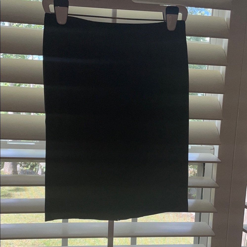 LOFT Petite Classic Charcoal Grey Pencil Skirt
